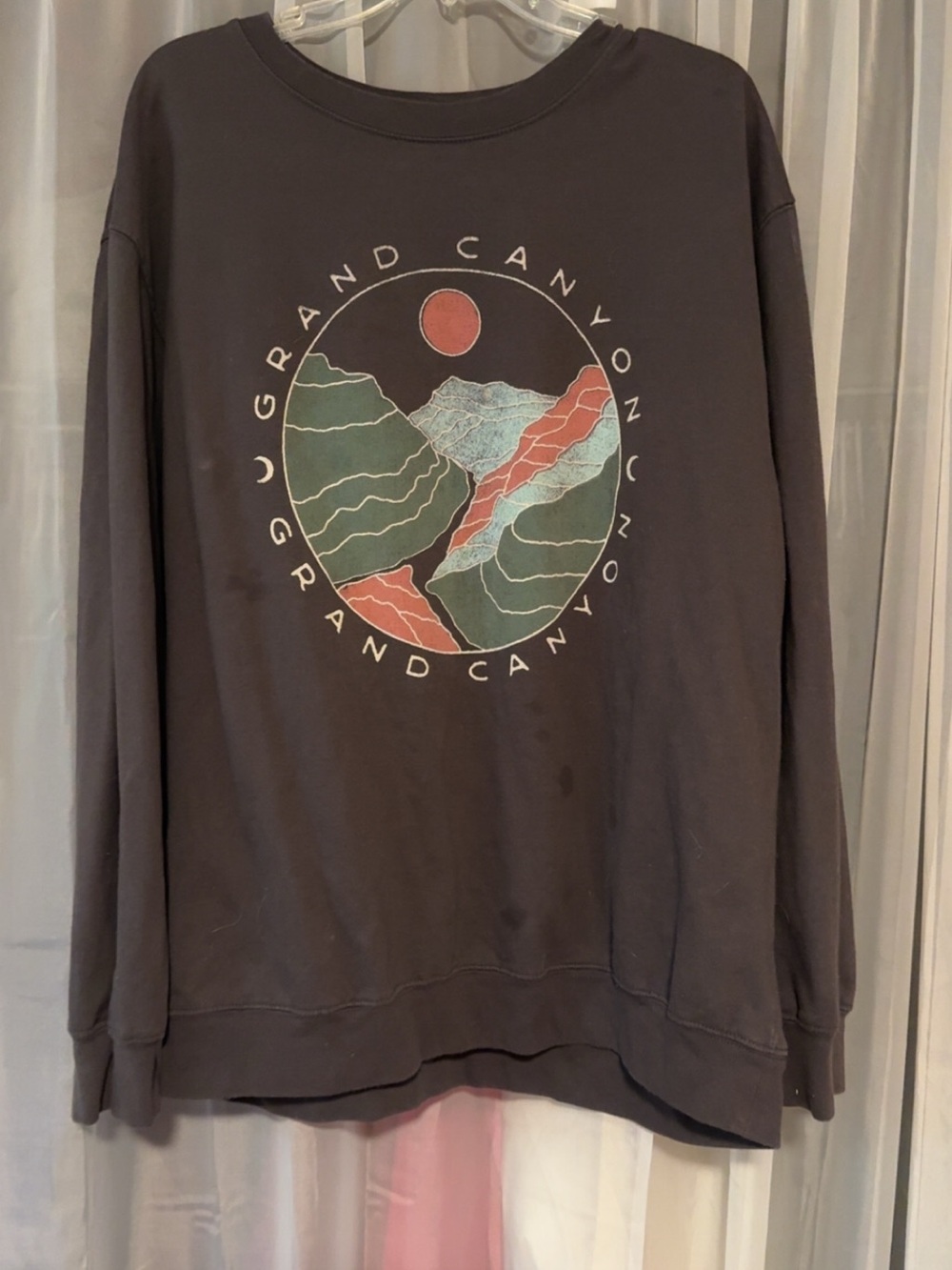 Altar'd State Gray Grand Canyon Graphic Sweatshirt